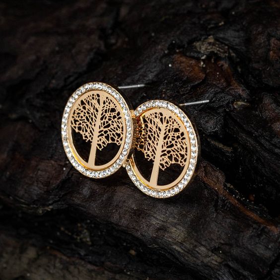 Tree of Life Stud Earrings