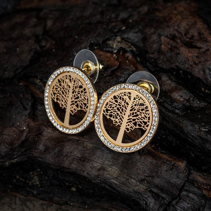 Tree of Life Stud Earrings